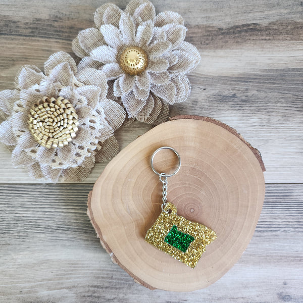 Oregon Acrylic Keychain