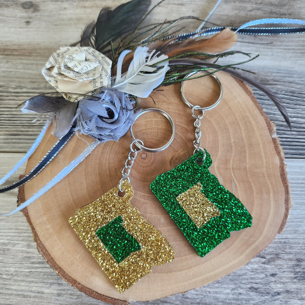 Oregon Acrylic Keychain