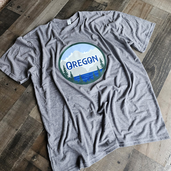 Oregon Unisex Crew Neck T-Shirt