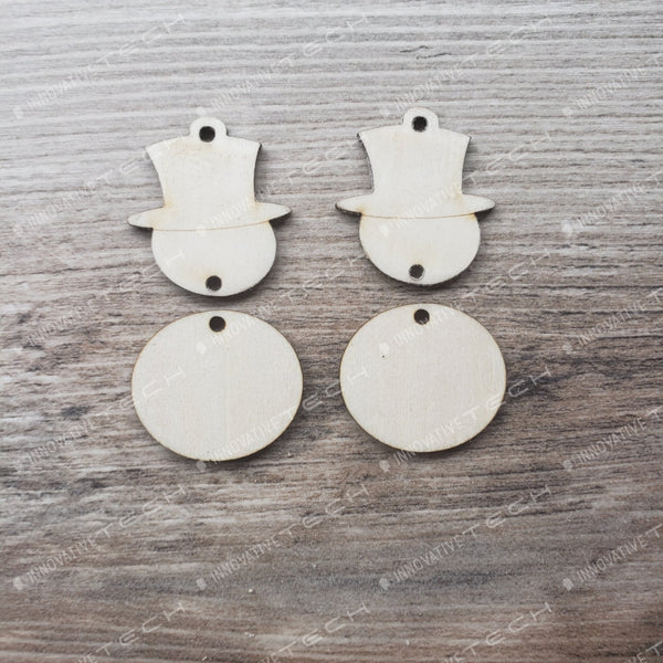 2 Piece Snow Man Earring