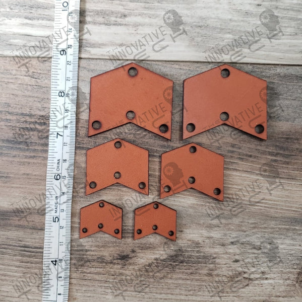 3 Hole Arrow Earring Leather
