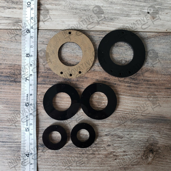 3 Hole Circle Earring Acrylic