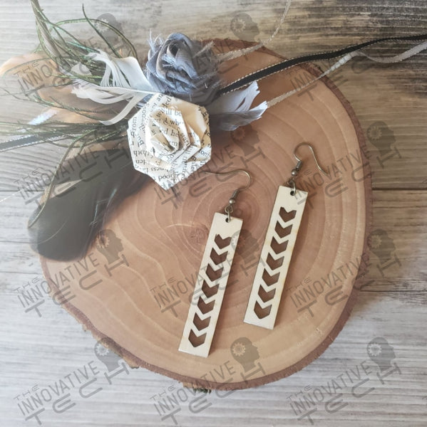 Chevron Bar Earrings