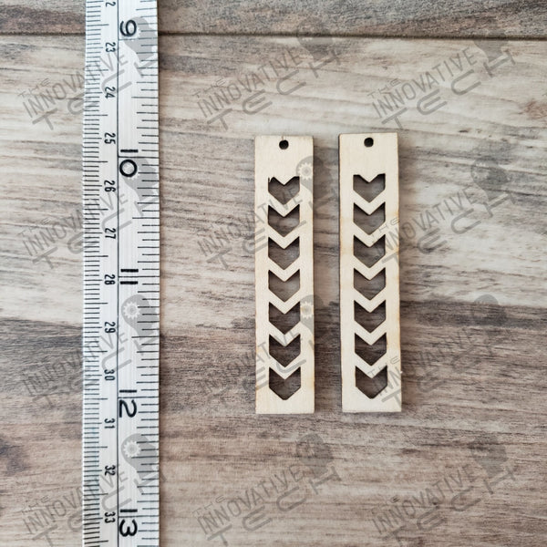 Chevron Bar Earrings