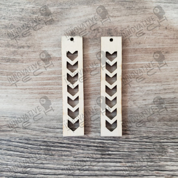 Chevron Bar Earrings