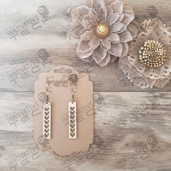 Chevron Bar Earrings