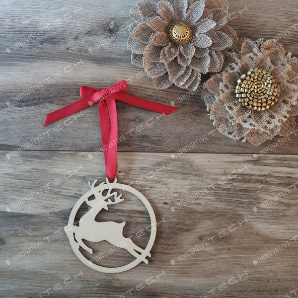 Christmas Ornaments Or Sets Flying Reindeer