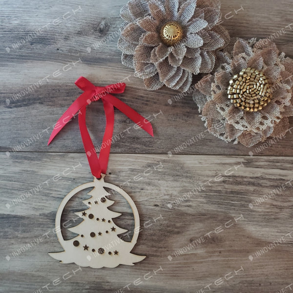 Christmas Ornaments Or Sets Tree With Garland