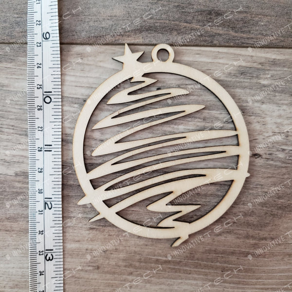 Christmas Scribble Art Ornament
