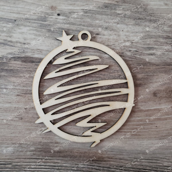 Christmas Scribble Art Ornament