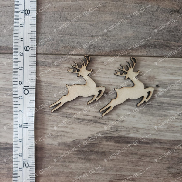 Flying Reindeer Earrings
