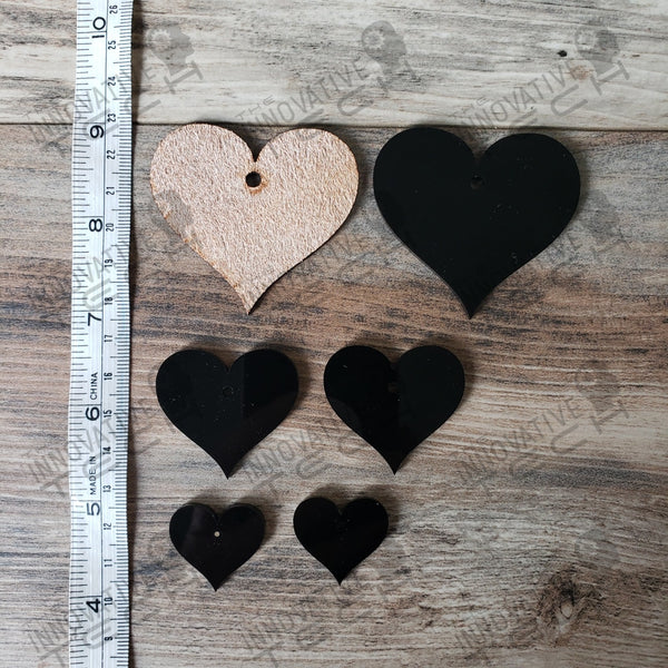 Heart Earring Acrylic