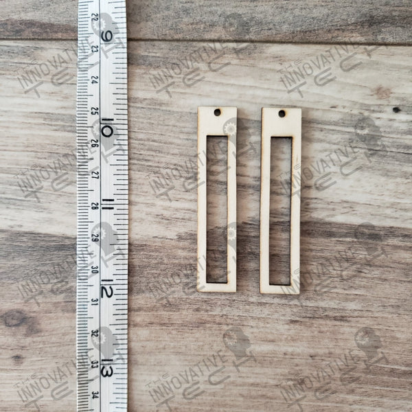 Hollow Bar Earring