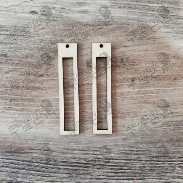 Hollow Bar Earring