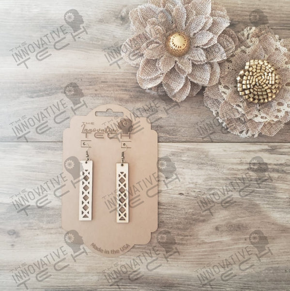 Lattice Bar Earring Earrings