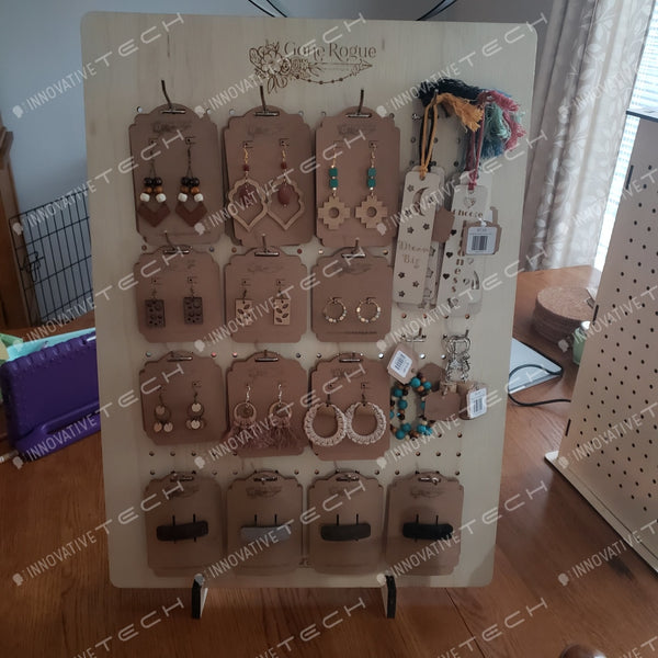 Retail Peg Board Display Flat Board Cases