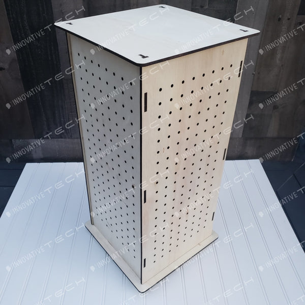 Small Portable Pegboard Display Without Topper