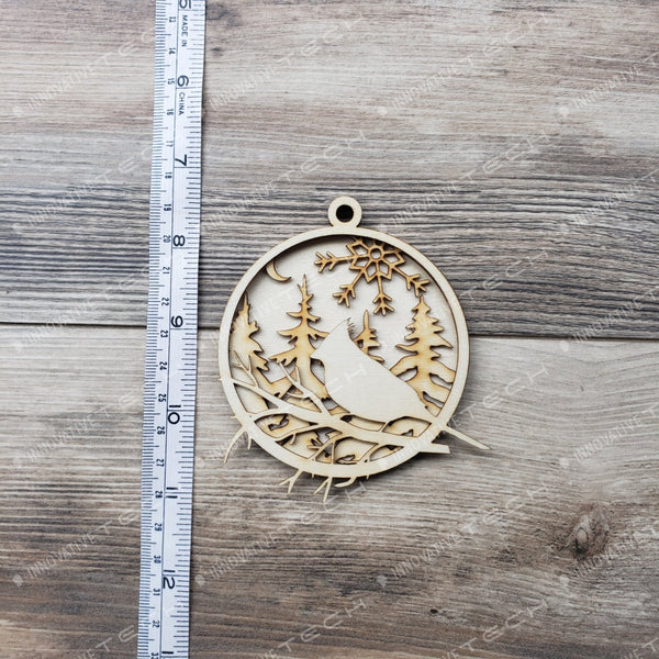 Woodland Creatures Ornaments Bird