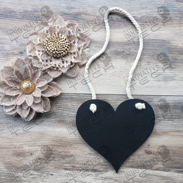 Chalk Board/ Dry Erase Hanging Signs Heart Sign