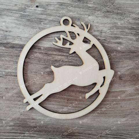 Christmas Ornament Flying Reindeer