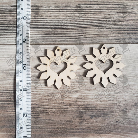 Heart In Sunflower Earrings